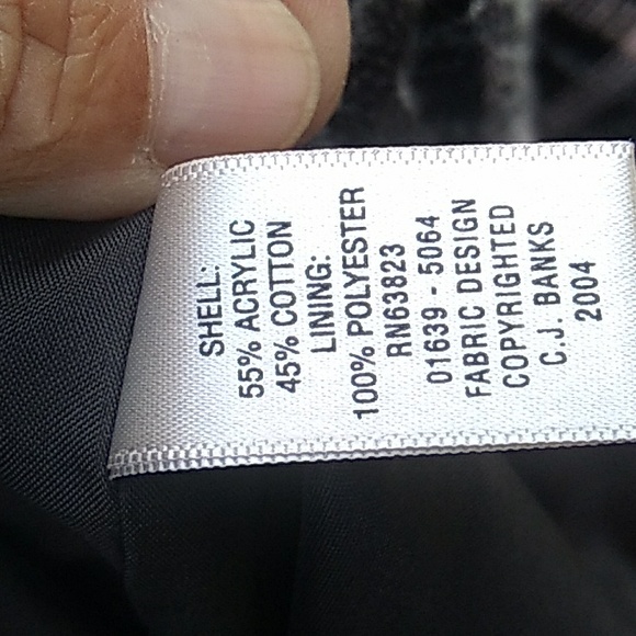 🧥 Career Jacket Laura Ashley WOMAN 3X Black Textured Blazer or Jacket EPLC - Picture 7 of 16